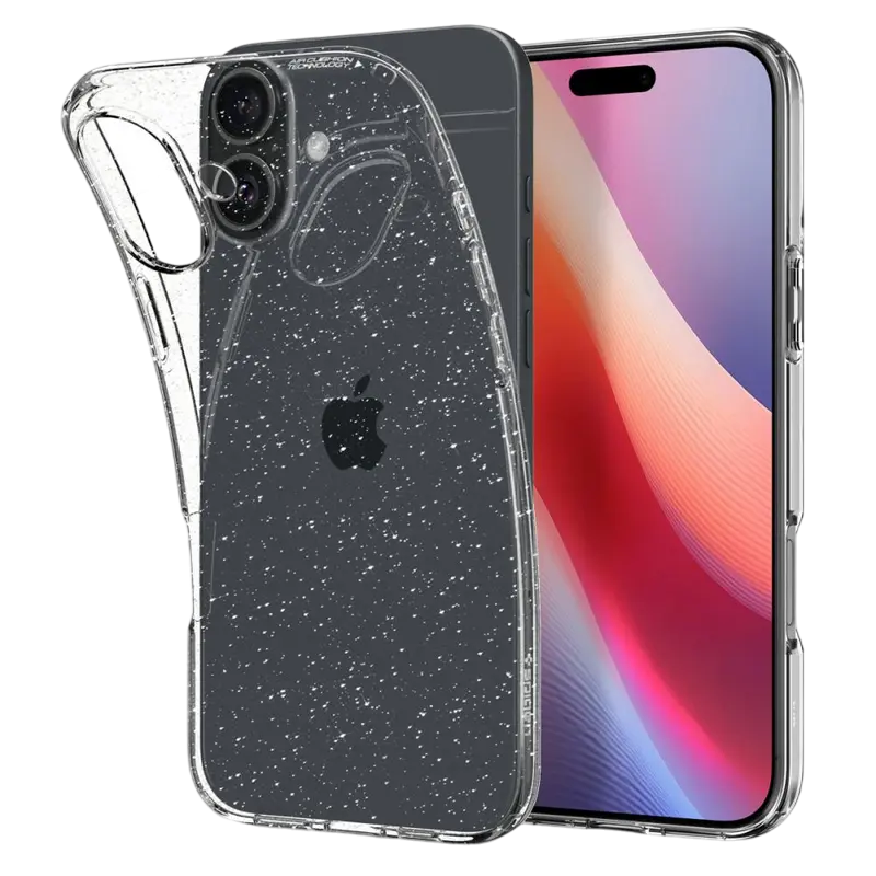 Husa Spigen iPhone 16 Liquid Crystal, Cristal Strălucitor