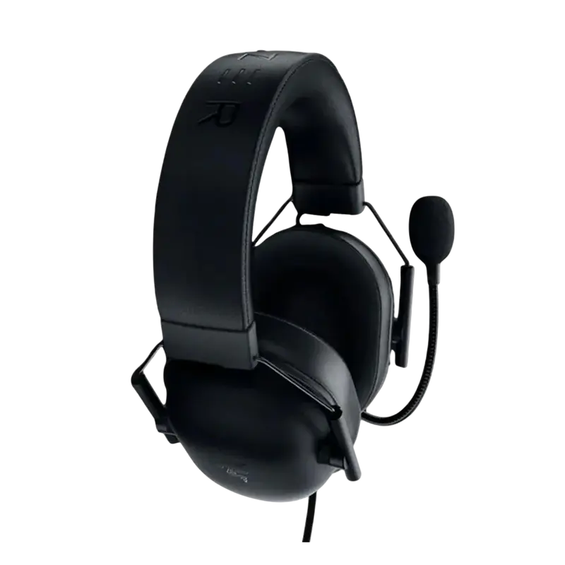 Căști gaming Razer BlackShark V2 X pentru PlayStation, Cu fir, Negru