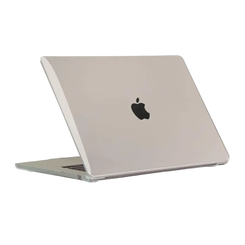 Husă pentru laptop Tech Protect Smartshell Macbook Air 15 (2023), 15", Policarbonat, plastic, Crystal Clear