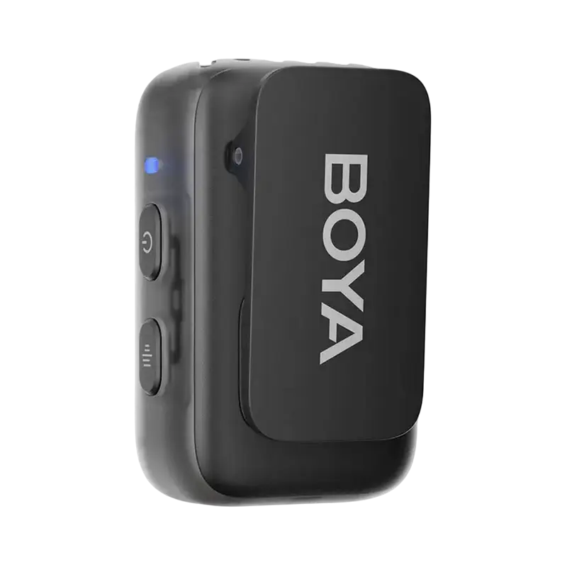 Microfon portabil pentru înregistrare vocală Boya Boyamic 2-01, Fără fir, Negru