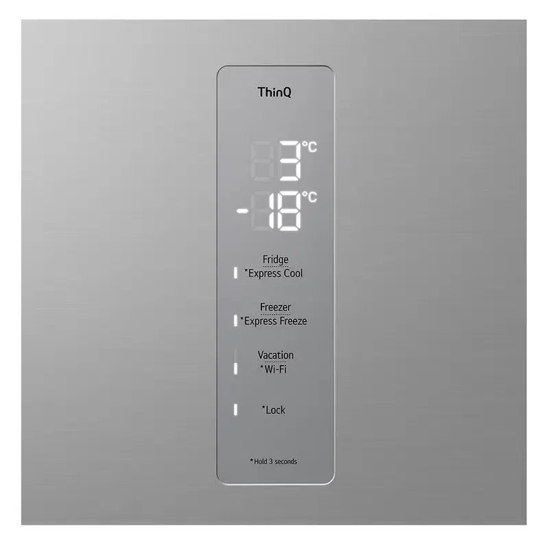 Frigider LG GBV5250EPY, Oțel inoxidabil