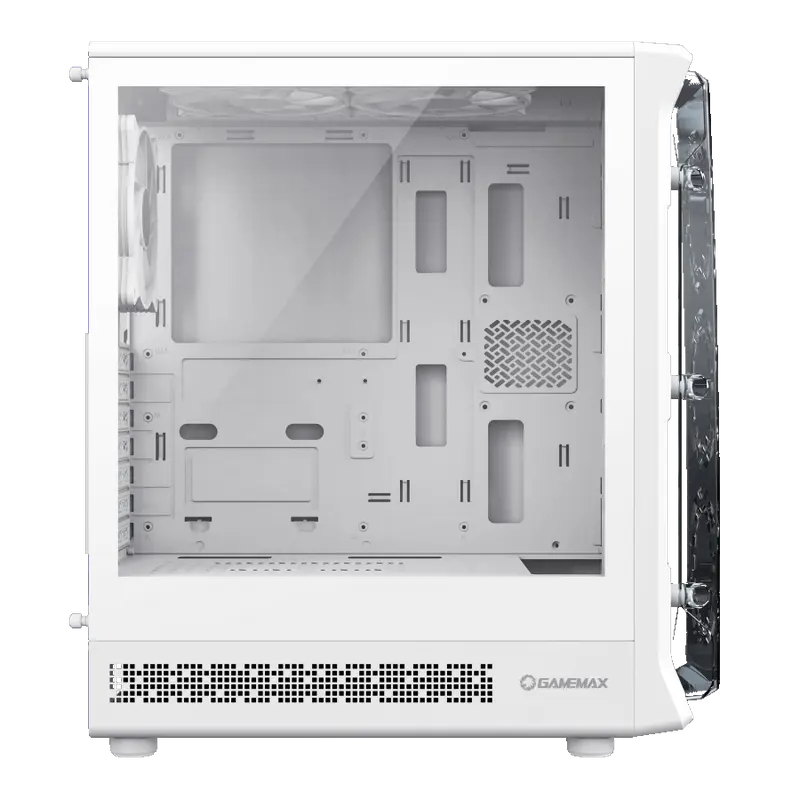 Компьютерный корпус Gamemax Starlight 2 AW, Midi-Tower, Без блока питания, Белый