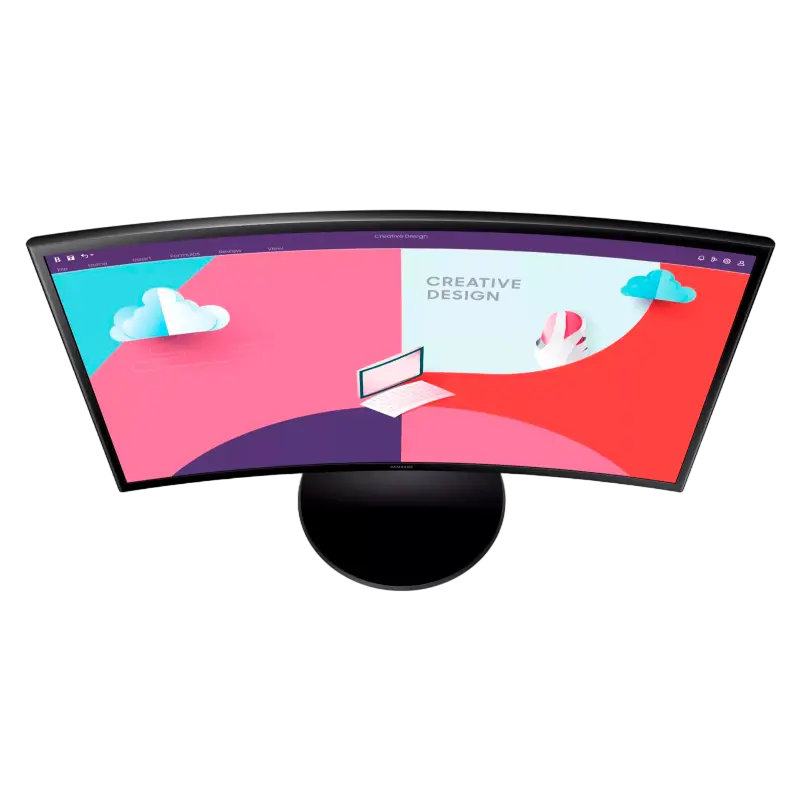 23,5" Monitor Samsung S24C360E, VA 1920x1080 FHD, Negru