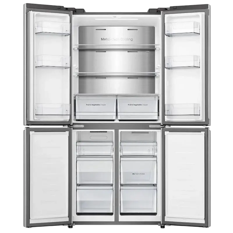 Frigider Hisense RQ5P470SAIE, Oțel inoxidabil