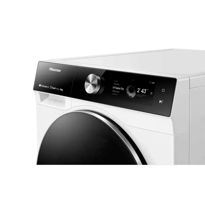 Uscător de rufe Hisense DH7S107BW, 10kg, Alb