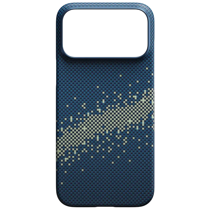 Husă Pitaka MagEZ 7 StarPeak pentru Apple iPhone 17 Pro, Milky way