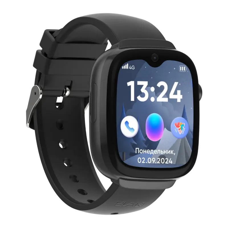 Ceasuri pentru copii Elari KidGram Watch, 48mm, Negru