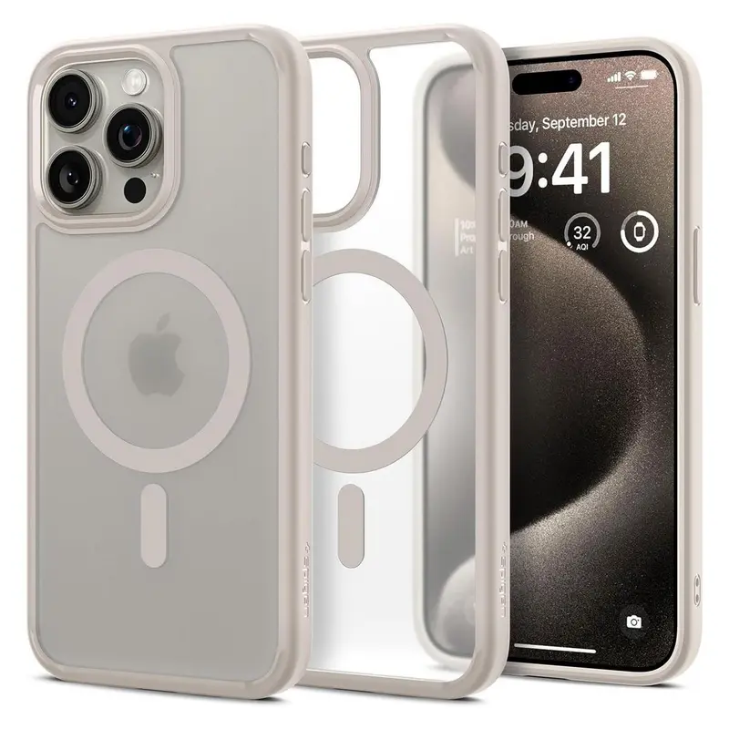 Cumpara  Huse de telefon - Husa Spigen iPhone 15 Pro Ultra Hybrid Mag, T..