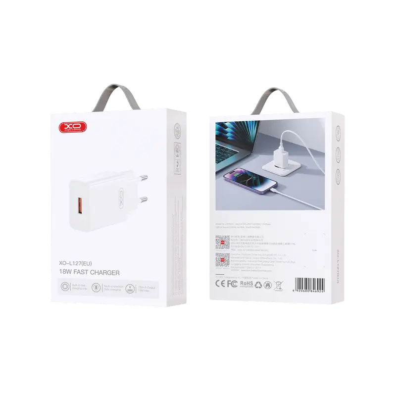 Încărcător XO L127, 18W, Alb