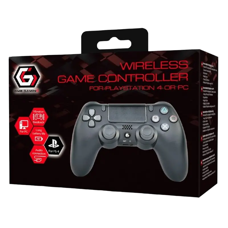 Gamepad Gembird JPD-PS4BT-02, negru