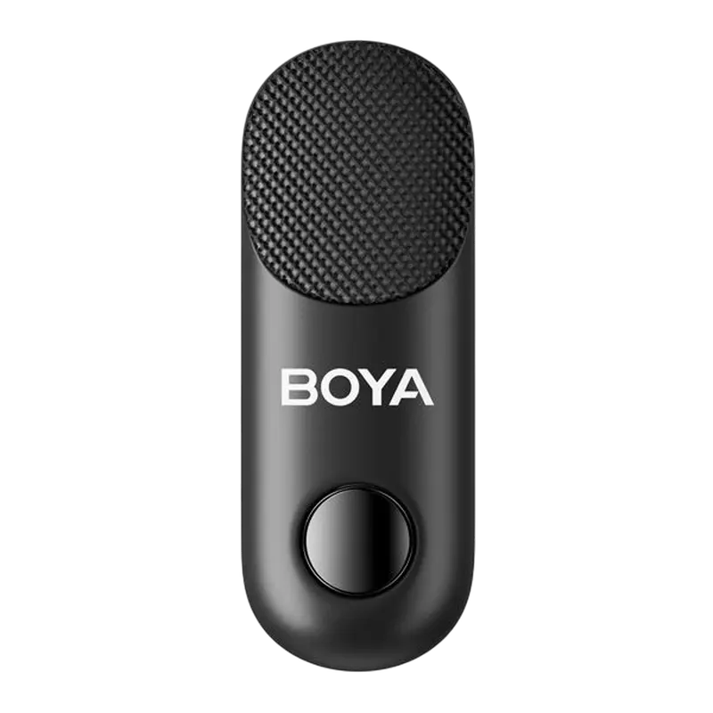 Microfon portabil pentru înregistrare vocală Boya Magic, Fără fir, Negru