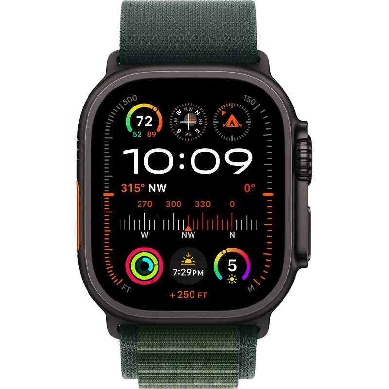 Ceasuri inteligente Apple Watch Ultra 2, 49mm, Verde închis