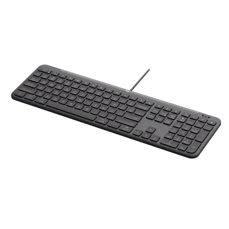 Set Tastatură + Mouse Logitech Signature Slim MK620, Cu fir, Negru