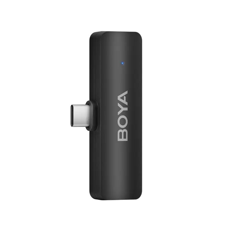 Microphone Wireless Boya BY-V4 + Charging Case (4 mic) 4VU Black (Type C)
