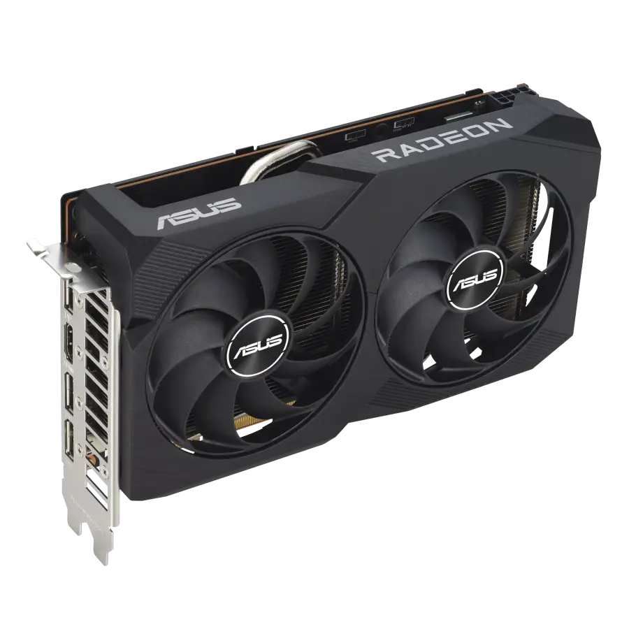 Placă Video ASUS DUAL-RX7600-O8G-V2,  8GB GDDR6 128bit