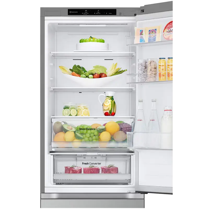 Refrigerator LG GBV3100EPY, Argintie