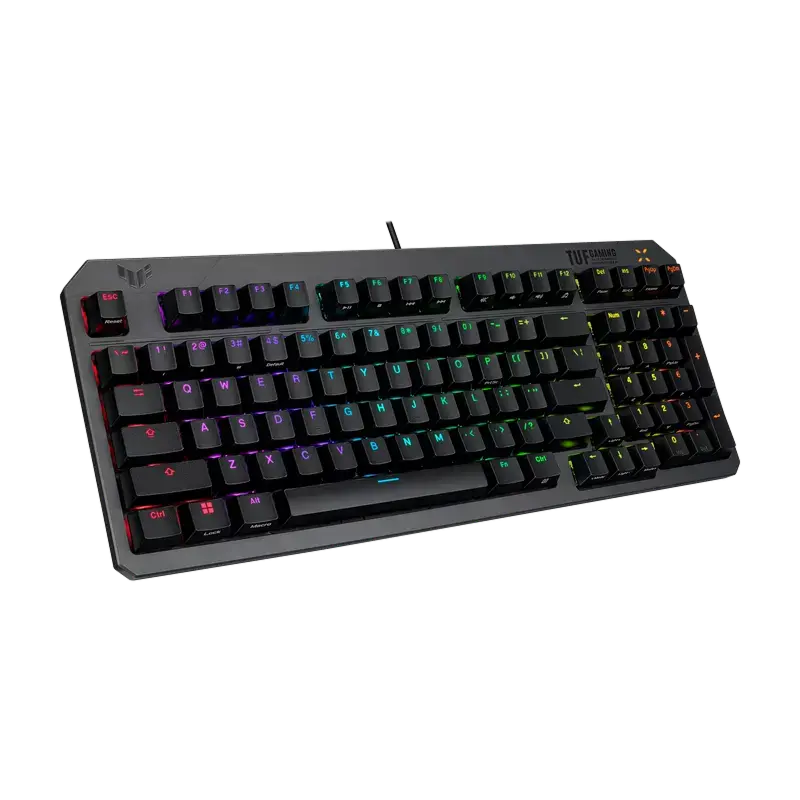 Клавиатура ASUS TUF Gaming K3 Gen II, Проводное, Чёрный