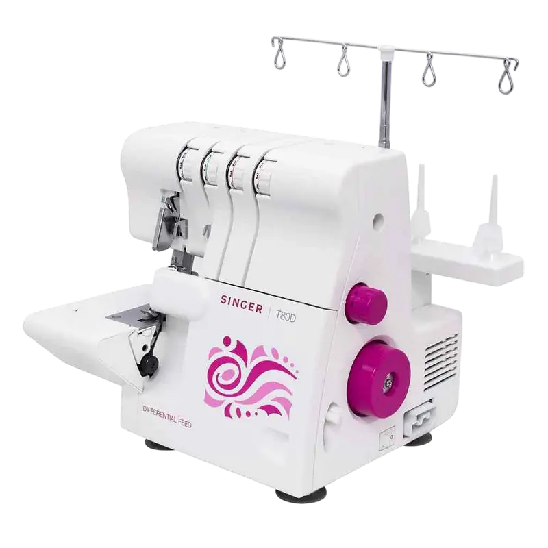 Overlock Singer T80D, Alb