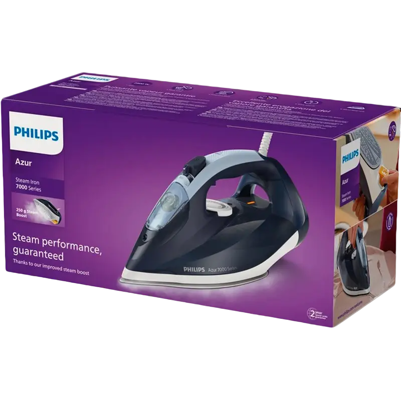 Fier de călcat Philips DST7030/20, 2800W, Albastru-închis