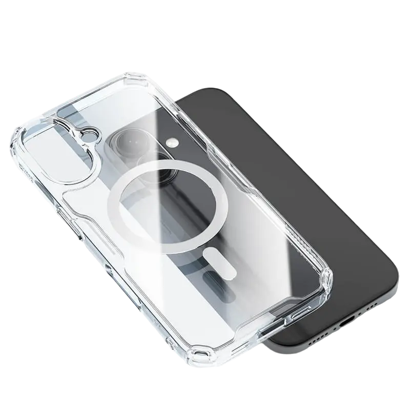 Husa Nillkin iPhone 16 - Nature TPU Pro Magnetic, Transparent