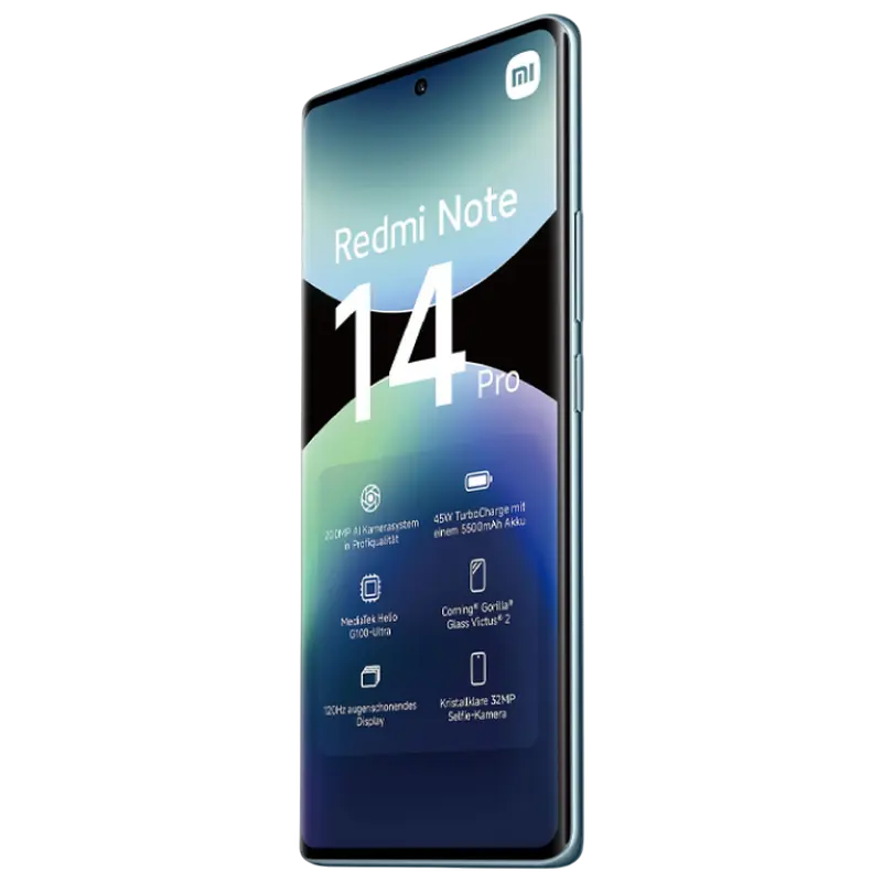 Smartphone Xiaomi Redmi Note 14 Pro 4G, 8GB/256GB, Ocean Blue