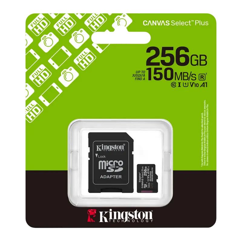 Card de Memorie Kingston Canvas Select Plus, 256GB (SDCS3/256GB)