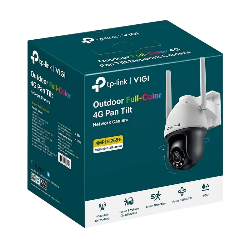 Camera de supraveghere IP TP-LINK VIGI C540-4G, Alb