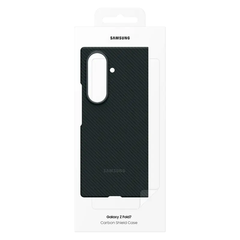 Husă Samsung Carbon case pentru Fold7, Negru