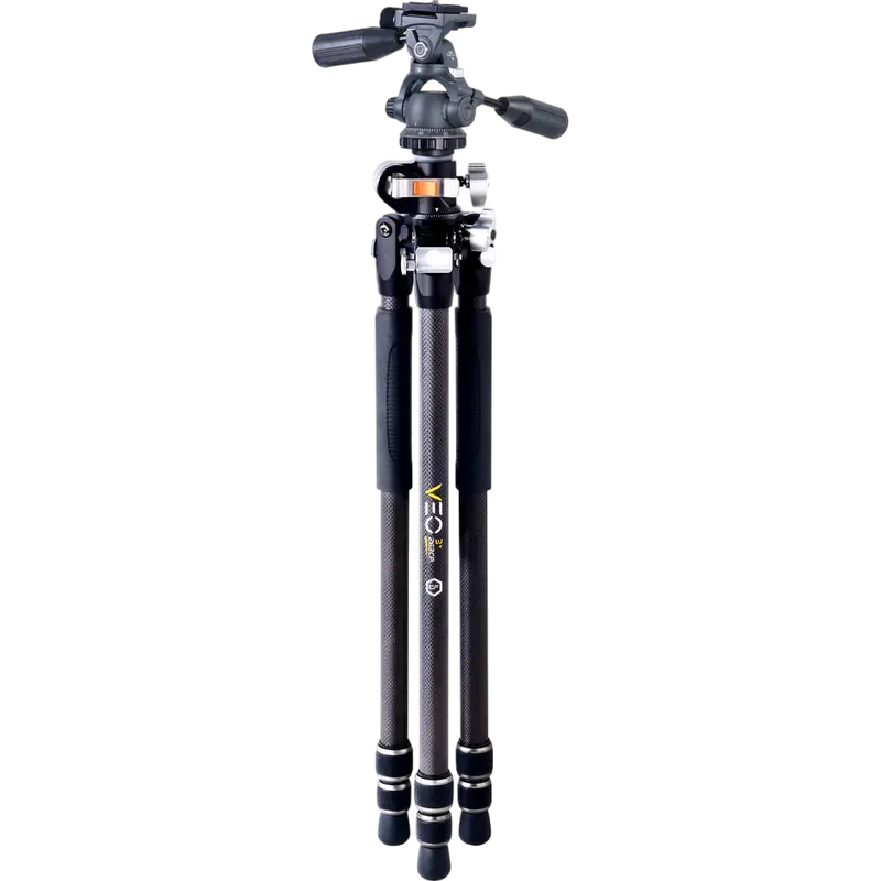Treppied/Monopod Vanguard VEO3+ 263CP, cap de panoramare 3-planuri, Negru