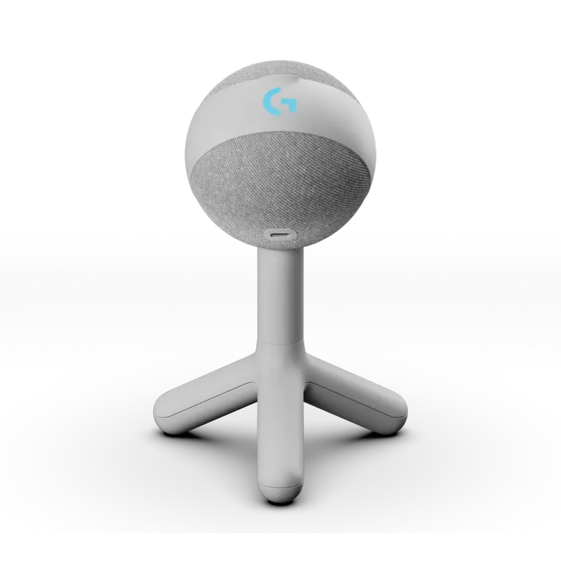 Microfon Gaming Logitech Yeti Orb RGB, USB, Alb