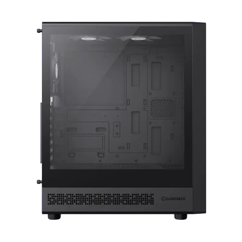 Carcasă PC Gamemax Storm 2 AB, Midi-Tower, Fără PSU, Negru