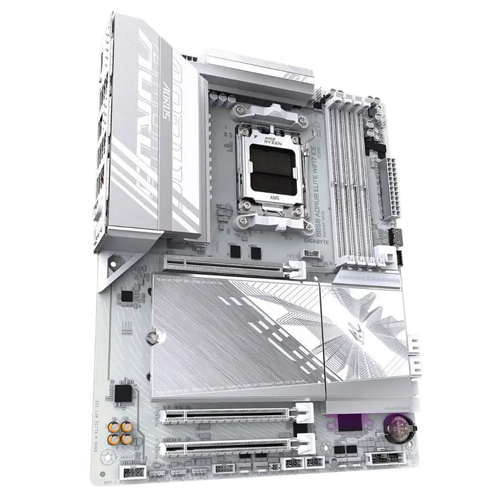Placă de bază Gigabyte B850 A ELITE WF7 ICE, AM5, AMD B850, ATX