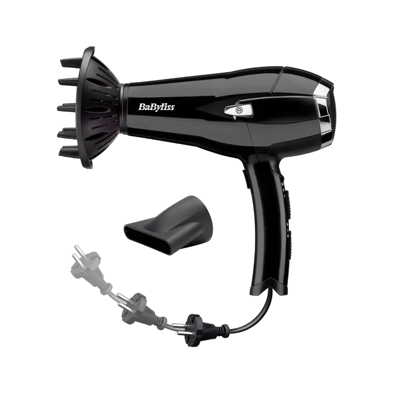 Uscător de păr BaByliss D374DE, 2000W, Negru..