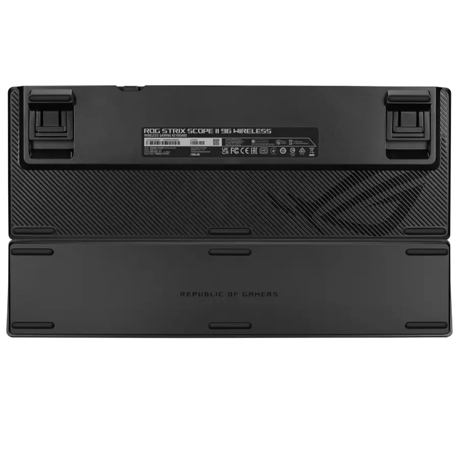 Клавиатура ASUS ROG Strix Scope II 96, Проводное / беспроводное, Чёрный