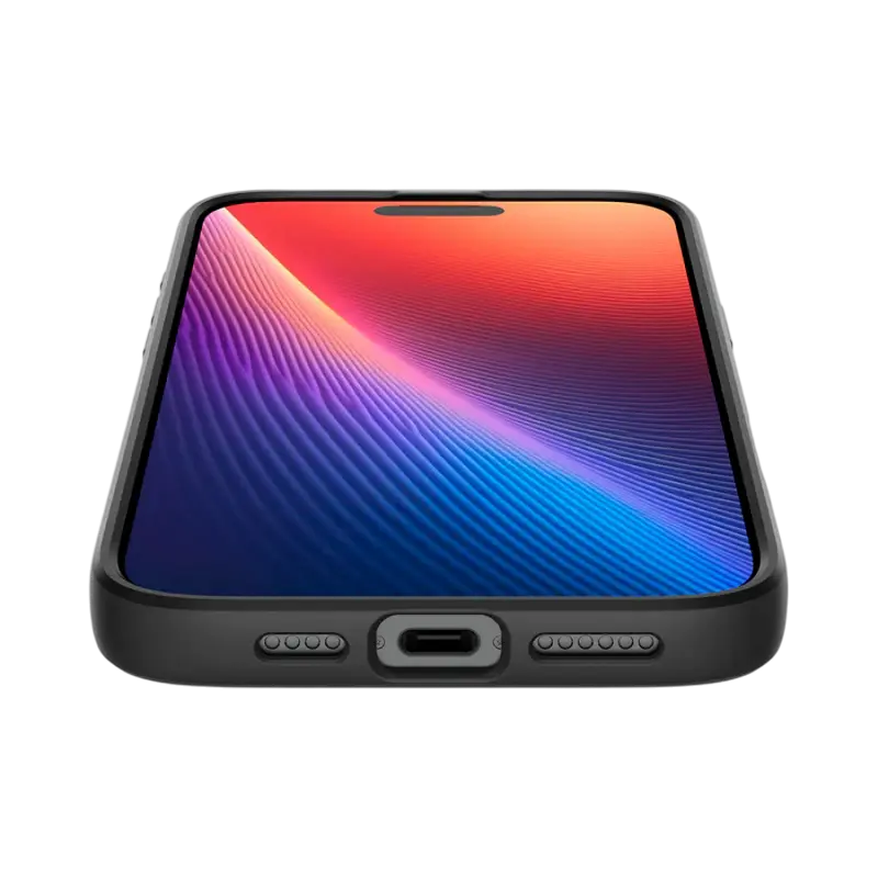 Husa Spigen iPhone 16 Pro Max Liquid Air, Negru mat