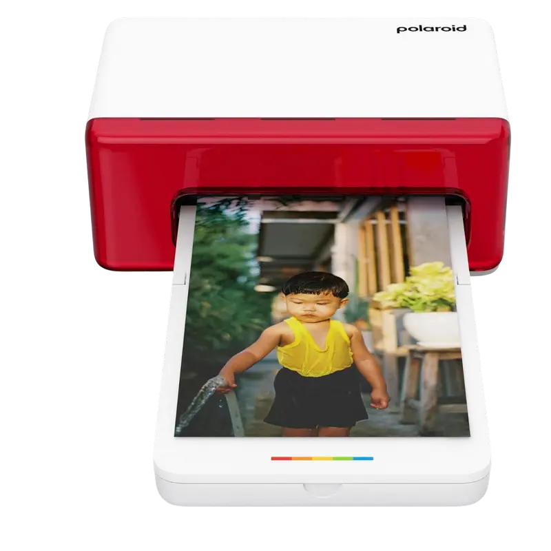 Фотопринтер Polaroid Everything Box Hi Print 4x6 + Paper cartridge, Белый | Красный