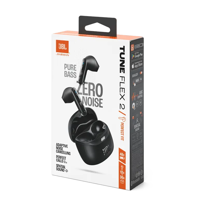 Наушники JBL Tune Flex 2, Чёрный