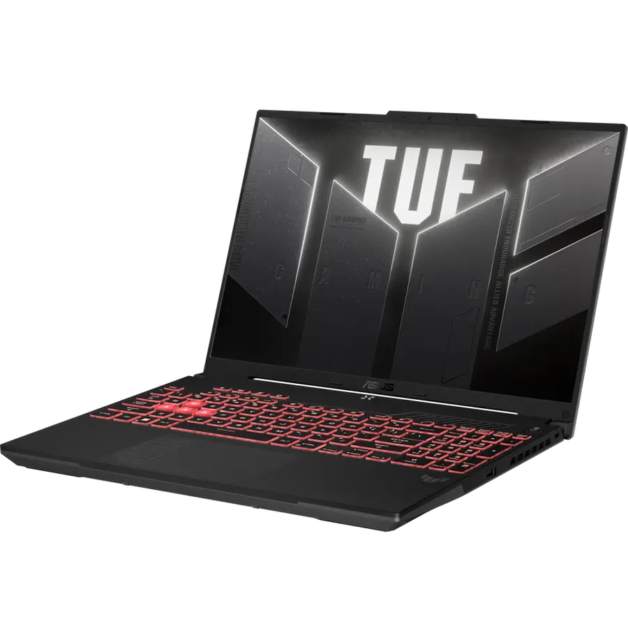 Laptop Gaming 16" ASUS TUF Gaming A16 FA607PI, Mecha Gray, AMD Ryzen 9 7845HX, 32GB/1024GB, Fără SO