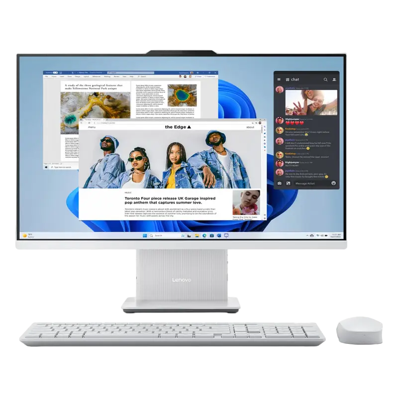 Computer All-in-One Lenovo IdeaCentre AIO 27IRH9, 27", Intel Core i5-13420H, 16GB/1024GB, Fără SO, Cloud Grey