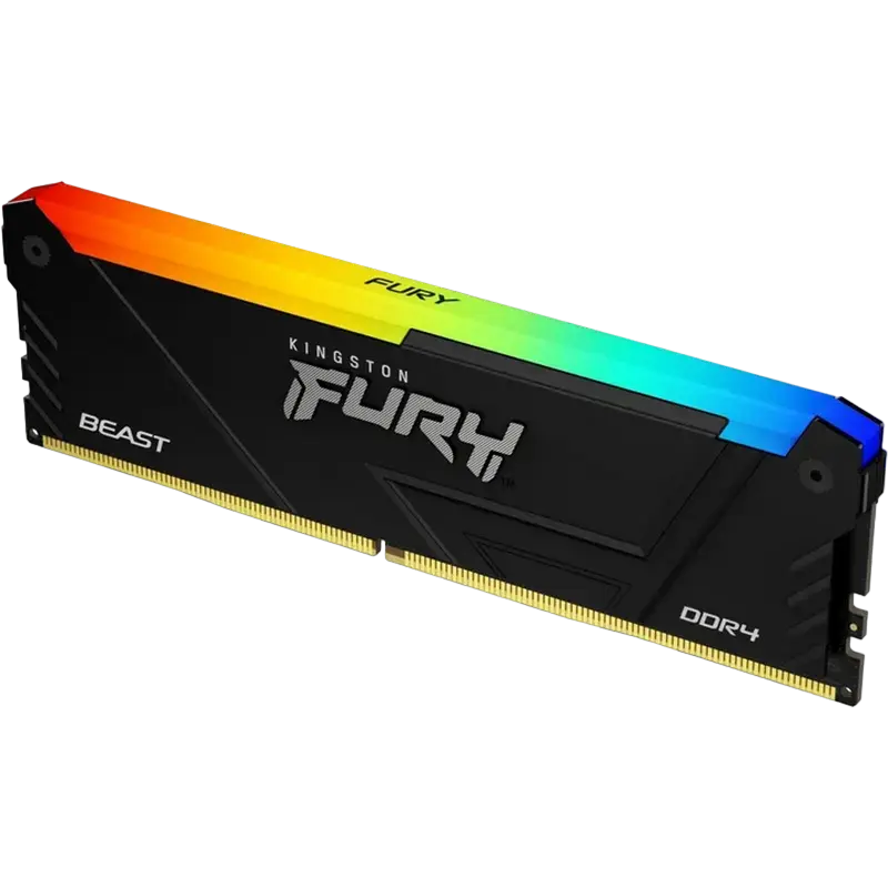 Оперативная память Kingston FURY Beast RGB, DDR4 SDRAM, 3600 МГц, 16 ГБ, KF436C17BB2AK2/16