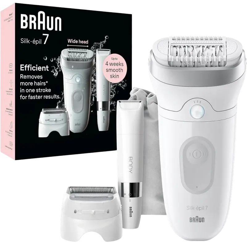 Epilator Braun SE7441, Alb
