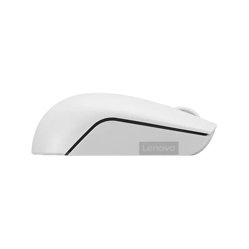 Mouse Wireless Lenovo 300 Compact, Alb