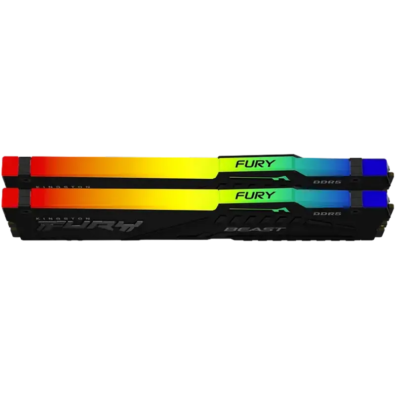 Оперативная память Kingston FURY Beast RGB, DDR5 SDRAM, 6000 МГц, 32 ГБ, KF560C36BBE2AK2-32