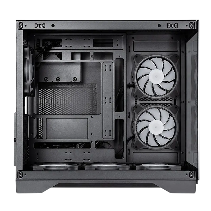 Carcasă PC Chieftec Visio, Midi-Tower, Fără PSU, Negru