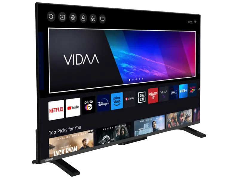 40" LED SMART TV Toshiba 40LV2463DG, 1920x1080 FHD, VIDAA U OS, Negru