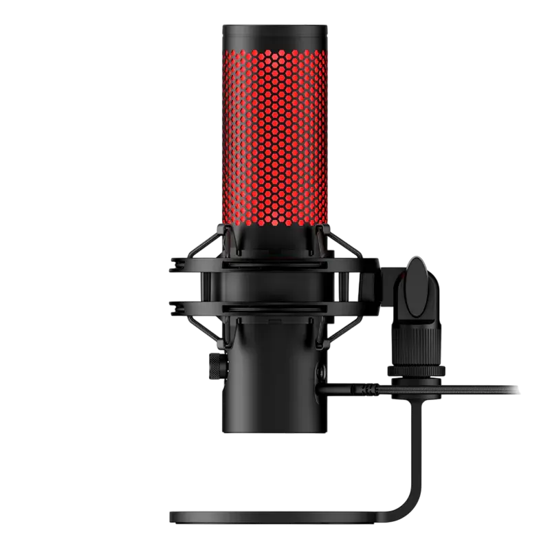 Microfon Gaming HyperX QuadCast 2, Cu fir, Negru