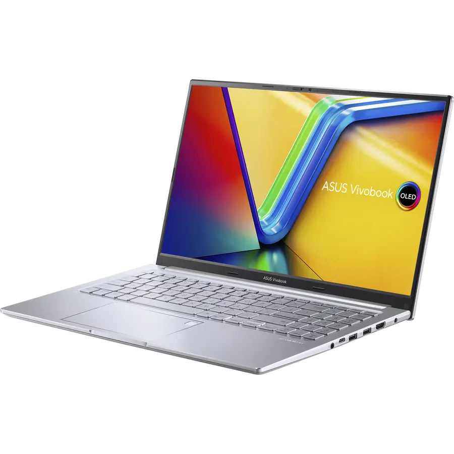 Laptop 15,6" ASUS Vivobook 15 OLED M1505YA, Cool Silver, AMD Ryzen 7 7730U, 16GB/1024GB, Fără SO