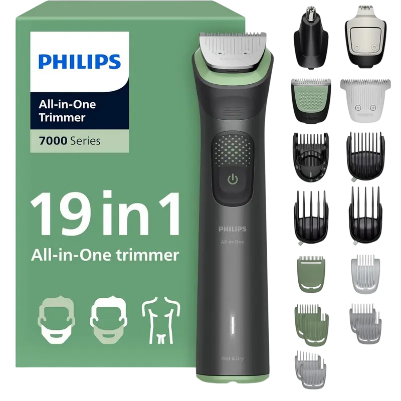 Trimmer pentru bărbați Philips MG9556/15, Gri