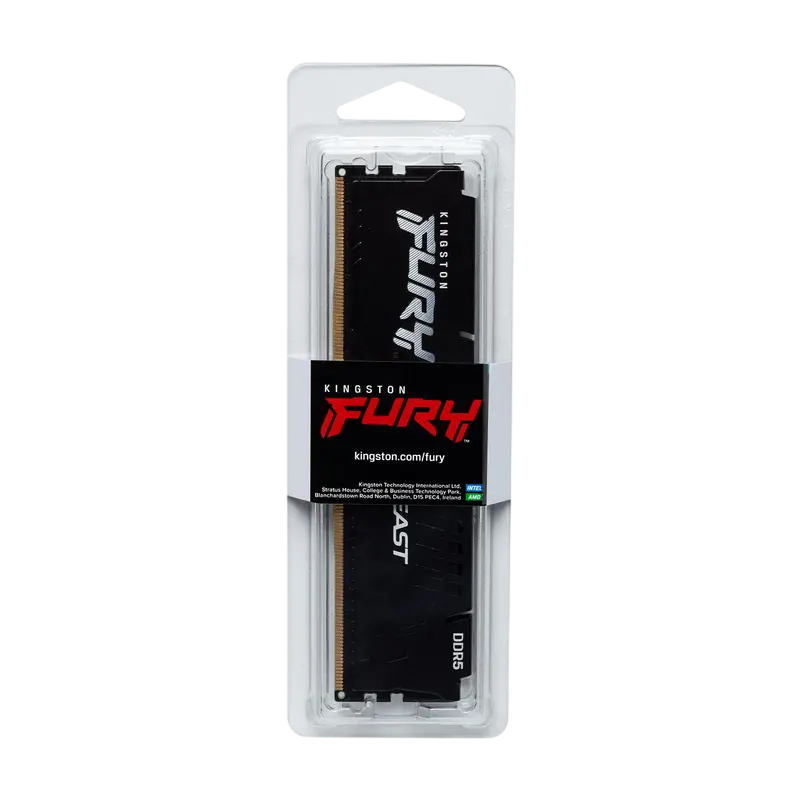Memorie RAM Kingston FURY Beast, DDR5 SDRAM, 6800 MHz, 16GB, KF568C34BBE-16
