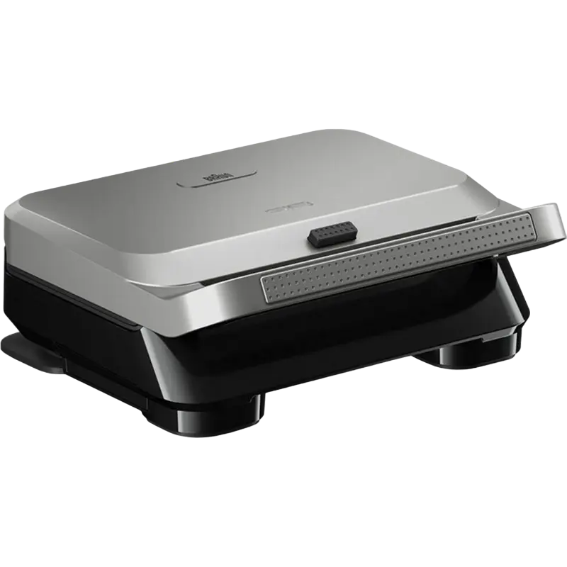 Aparat pentru sandwich multifunctional Braun SM5005 SILVBK, Negru | Argintiu